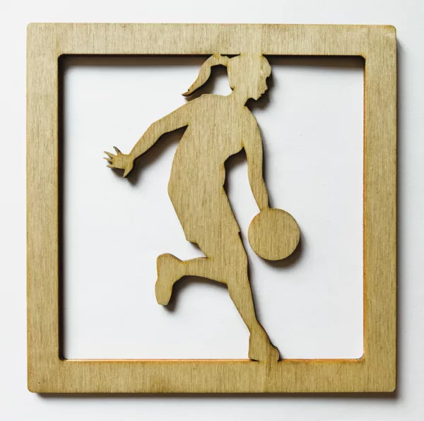 Basket fille - Tableau à personnaliser