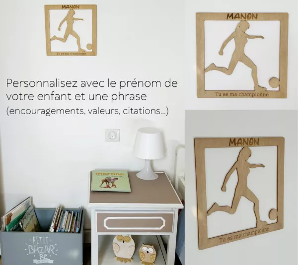 Rugby garçon - Tableau à personnaliser – Image 2