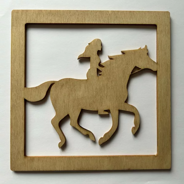 Equitation fille - Tableau à personnaliser