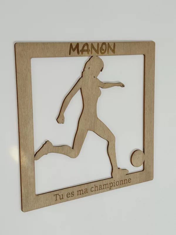 Football fille - Tableau à personnaliser – Image 3