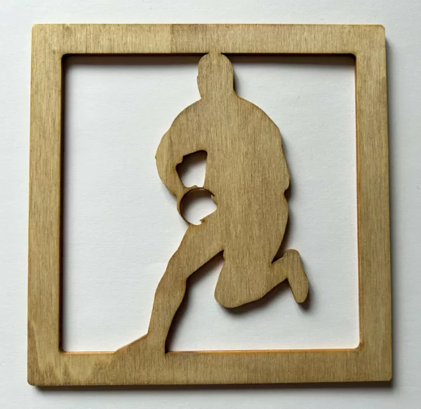 Rugby garçon - Tableau à personnaliser