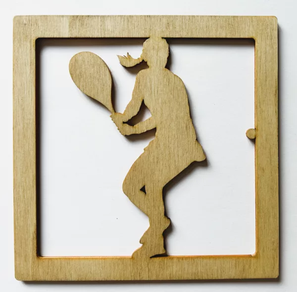 Tennis fille - Tableau à personnaliser